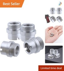 Precision CNC Machined 1911 Grip Screw Bushings – 4 Pack in 416 Stainless Steel