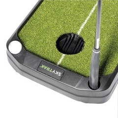 SkyTrak 9′ Putting Green Turf Mat with Automatic Ball Return Indoor Golf Practic