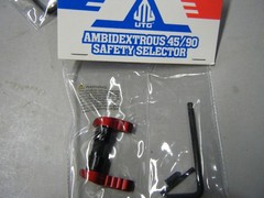 UTG Ambidextrous Safety, Red, Rifle Parts