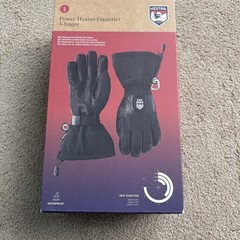 Hestra Power Heater Gauntlet Gloves – Size 8 / M Unisex Adult Black – Brand NEW!