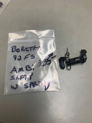 Beretta 92FS Pistol Ambidextrous Safety with Spring