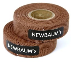 2-Rolls Newbaum’s Brown Cotton Cloth Road Bicycle Handlebar Drop Bar Tape Wrap