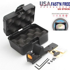 RMR Red Dot Sight For 20mm GLOCK 17 19 Hunting Rifle/Airsoft Collimator Scope US