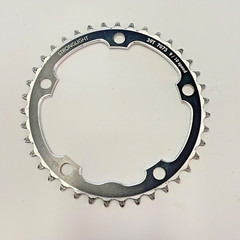 Stronglight 39T 7075 9/10 Speed Chainring | 130mm BCD | Black Road Bike