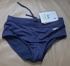 Men’s The Speedo Solid 5″ Brief Navy (Peacoat) Size 30