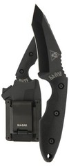 Ka-Bar TDI Hinderer Hell Fire Black 1095 Cro-Van Steel Tanto Fixed Knife 2486