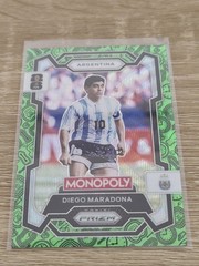 2026 Panini Prizm Monopoly FIFA World Cup Diego Maradona Green Wave #3