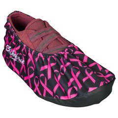 KR Strikeforce Flexx Pink Ribbons Bowling Shoe Covers One Size Fits Most