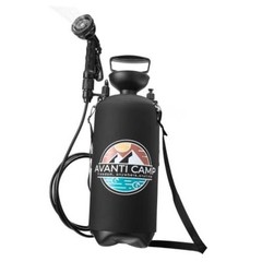 2.1 Gallon Pressurized Portable Camping Shower | 10-Mode Spray Head | black