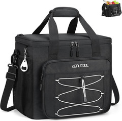 Realcool 35/45 Can Collapsible Soft Cooler Bag, Leakproof Ice Chest | 24H Cold (