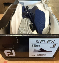 Foot Joy FJ Men’s Flex Golf Shoes **CHOOSE SIZE** Navy/Gray/White