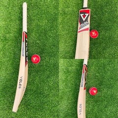 VELES STRONGER, CUSTOM MADE ENGLISH WILLOW CRICKET BAT FREE LEATHER BALL