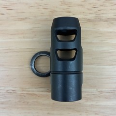 CMMG 9mm Muzzle Brake 1/2×28 TPI – Black Nitride