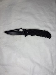 Coast Pocket Knife Unisex OS Black Good BX309 Folding Serrated Tactical EDC