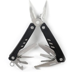 Ozark Trail 17-In-1 Multi Tool Pliers,Wire Cutter,Saw, Knife W/Sheath in Black