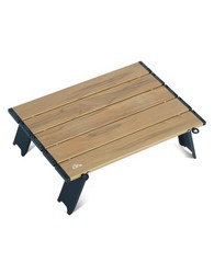 Best Ultralight Compact Mini Beach Picnic Folding Alu. Table with Carry Bag, Two