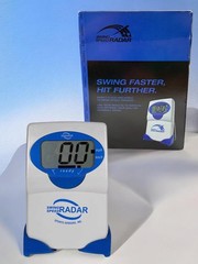 NIB~ Swing Speed Radar Sports Sensors Doppler Golf Training Aid Tool w/ Remote