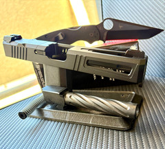 Slide For Glock 17 Gen 3 RMR Cut Fiber Optic Sight Complete G17 Upper FREE KNIFE