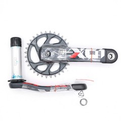 SRAM X01 Eagle DUB Crankset 170mm 32T Direct Mount Lunar Red