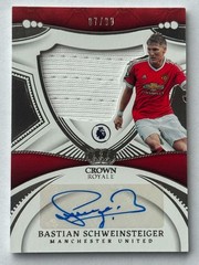 2022 Panini Crown Royale Silhouettes Patch Auto – BASTIAN SCHWEINSTEIGER #87/99