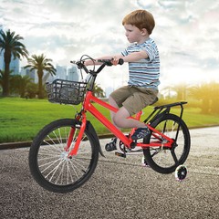 Kids Bike, Children Bicycle, Training Wheel Bike For 6-8 Years Old Children