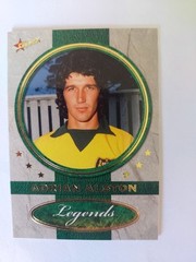 2007-08 SELECT A-LEAGUE CARD LEGENDS AND HEROES CHASE CARD #L1 ADRIAN ALSTON N.M