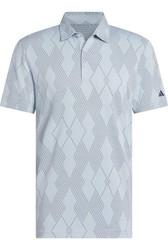Adidas Men’s Ultimate365 Micro Texture Blue Diamond Golf Polo Shirt Medium $70