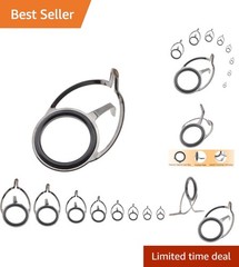 Durable 8-Piece Spinning Rod Repair Kit – Lightweight & Corrosion-Resistant