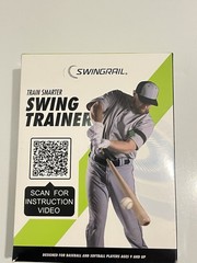 SWINGRAIL Train Smarter Swing Trainer Baseball Softball Portable Lightweight