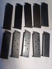 1911 ,7 RND 45ACP MAGAZINES [10 MAG. DEAL,VARIOUS MFG,@ 7.90 EA] ALL WORK GOOD