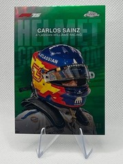 2025 Topps Chrome F1 Formula 1 Carlos Sainz Green 94/99 Helmet Collection #HC-7