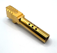 Glock 43 43x Gold TiN Barrel Fluted OEM Replacement G43 43X High Table