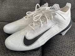 Nike Zoom Vapor Elite 1 Football Cleats White Black Silver Mens 13.5 IB2494-105