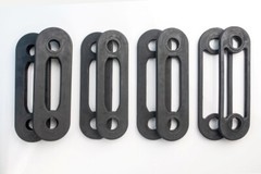 Brand New Soloflex Replacement Bands Set- 4 Pairs (25,10,5,2.5lb x 2) Brand New!