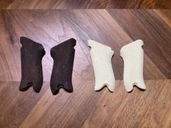 Pair of Luger P08 Pistol Grip Panels Wood & Plastic