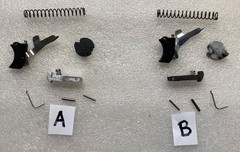 LORCIN L25 , L-25 , .25acp INTERNAL PARTS LOT ( 7 pcs) MAG CATCH,TRIGGER & MORE