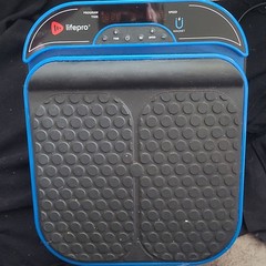 Lifepro Oscillating Vibration Plate LED Display Adjustable Speed 330lb Blue