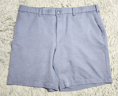 Callaway Golf Mens Active Waist Performance Shorts Mens Size 40 Blue Activewear