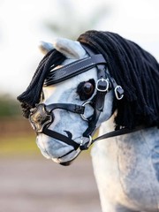 LeMieux Toy Pony Grackle Figure 8 Bridle – Black