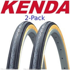 2PACK Classic KENDA K35 Gumwall 27×1-1/4″ Road Bike Tires 27″ Pair 32-630 ISO