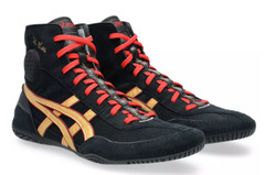 Asics Dan Gable Evo 3 Wrestling Shoes – BLACK/PURE GOLD