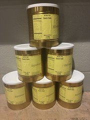 (6) Dehydrated Emergency Instant quick oats survival food Nitro Pak #10 30 Yr