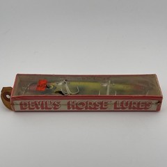 VTG Smithwick Devils Horse Wooden Fishing Lures 5 1/4″ F-327 & F306 ORIG SEALED