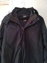 5.11 Tactical 48360 Dark Navy 5-In-1 Duty Jacket Removable Fleece Liner Hood