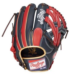 Rawlings Lefty HYPER TECH COLOR SYNC All-Around Glove 11.75 GR6HTCN65 Navy/Scarl