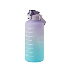 2L Water Bottle With Straw Large Capacity Sports Water Bottle Travel Fitness Spo