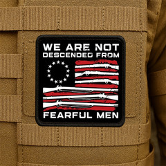 2A Militia, Patriotic Printed Morale Patch -3.5 Inch X 4 Inch, Hook & Loop Back