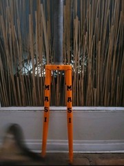 Masi 700c Steel Lugged & Stamped Fork Orange 1-1/8″ Steer