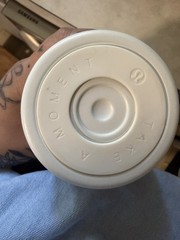 lululemon Back to Life Sport Bottle 24 fl oz White Stainless Steel Flip Lock