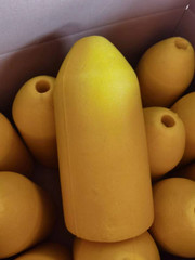 Commercial Crabbing Buoys / Floats 7 X 15 inch Yellow( Sell by case of 12 pcs )
